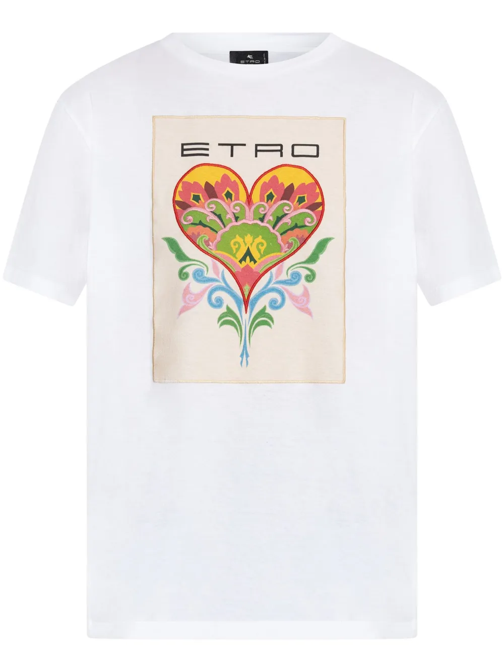 ETRO T-shirt con stampa - Bianco