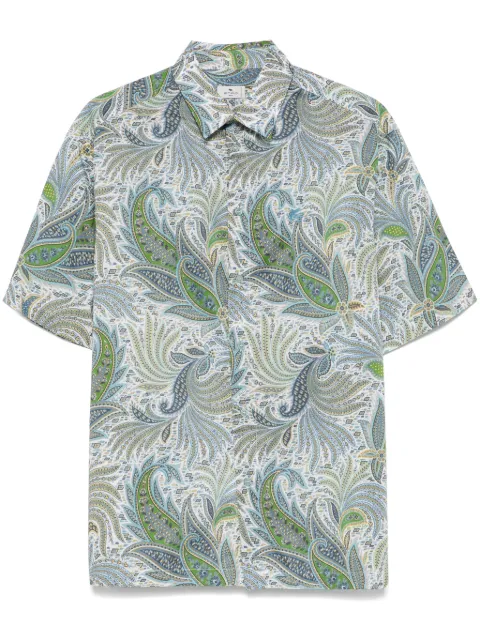 ETRO قميص بطبعة بيزلي