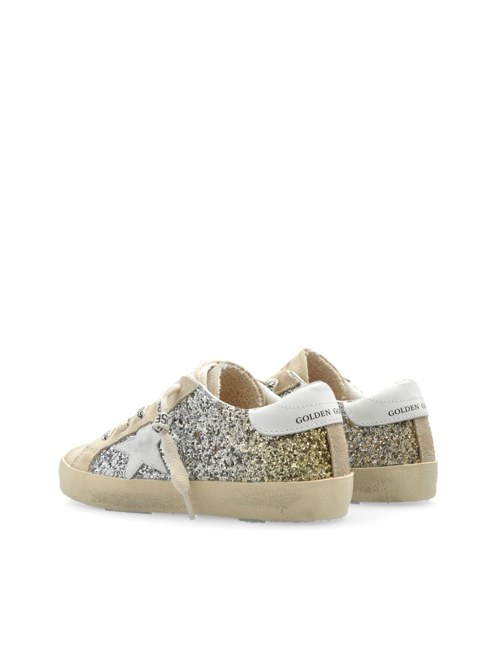 Golden Goose Kids Superstar sneakers Zilver