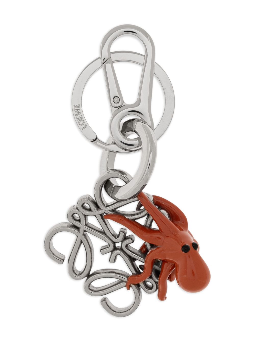 LOEWE Octopus Anagram keyring - Silver