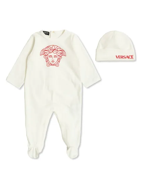 Versace Kids Medusa-print babygrow set