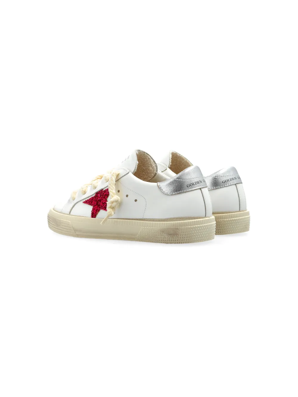 Golden Goose Kids Super-Star low-top sneakers Wit