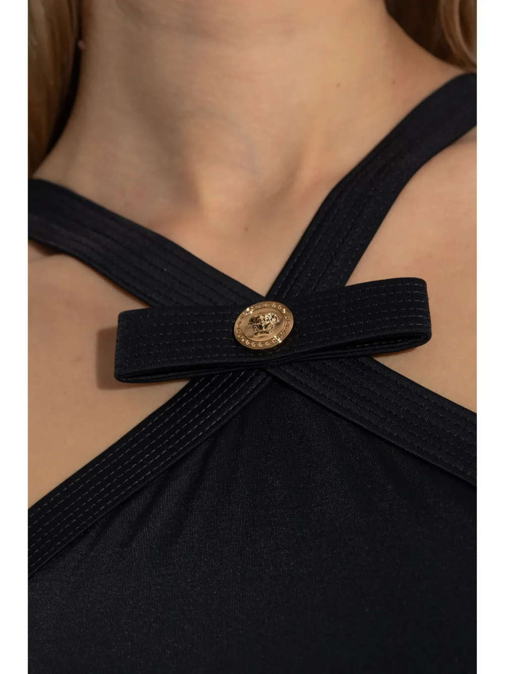 Cheap Versace bow detail bikini top Women