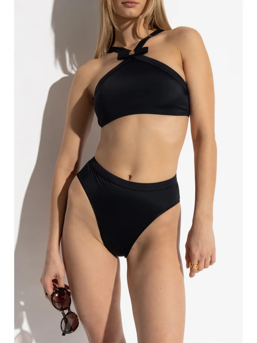 Cheap Versace bow detail bikini top Women