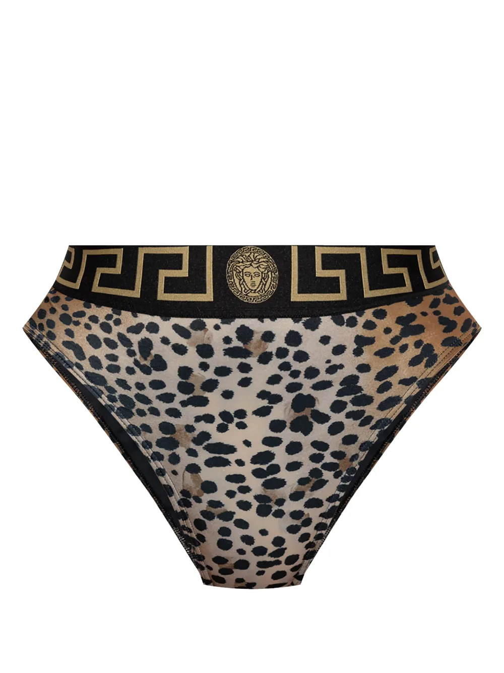 Versace leopard print bikini bottom | Neutrals | Image 1