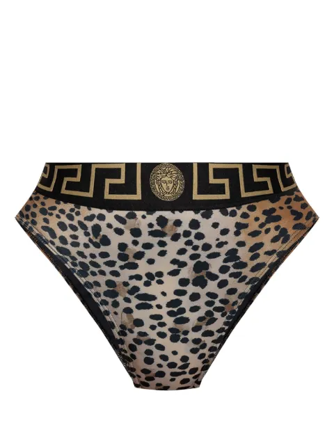 Versace leopard print bikini bottom