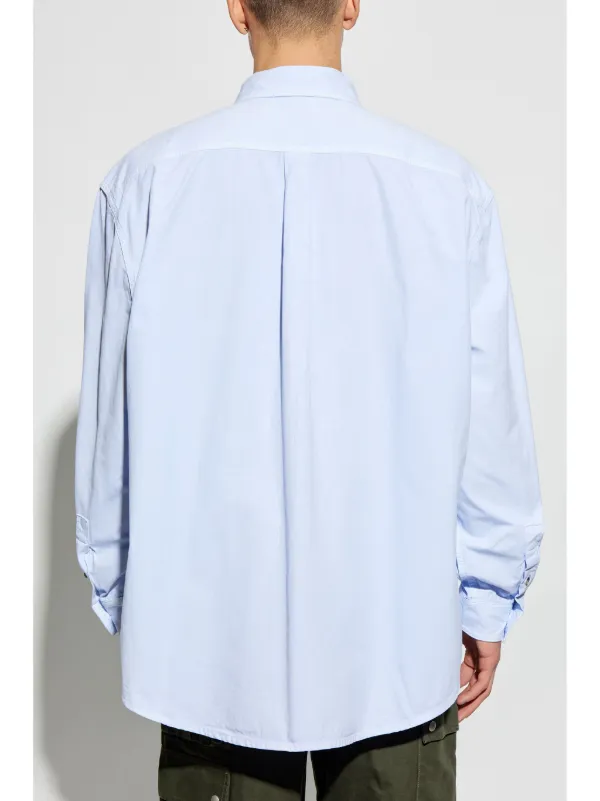 LOEWE コットン シャツ | ブルー | FARFETCH JP