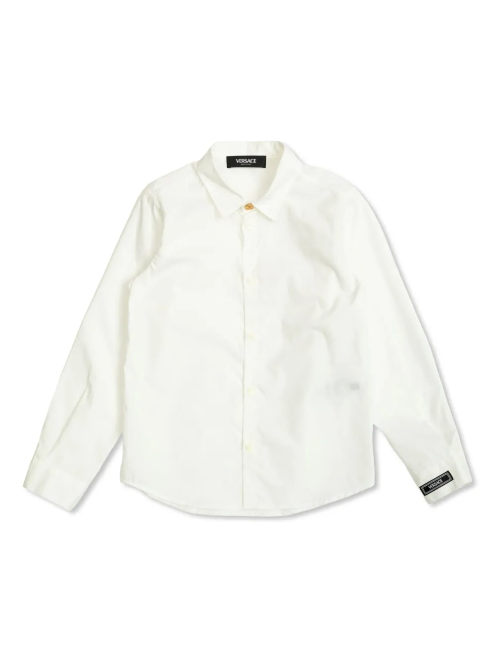 Versace Kids Katoenen shirt Wit