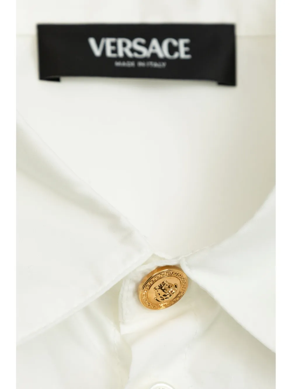 Versace Kids Katoenen shirt Wit