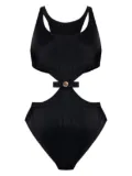Versace bow detail swimsuit - Black