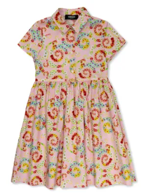 Givenchy Kids フローラル ラッフル ワンピース | ピンク | FARFETCH JP