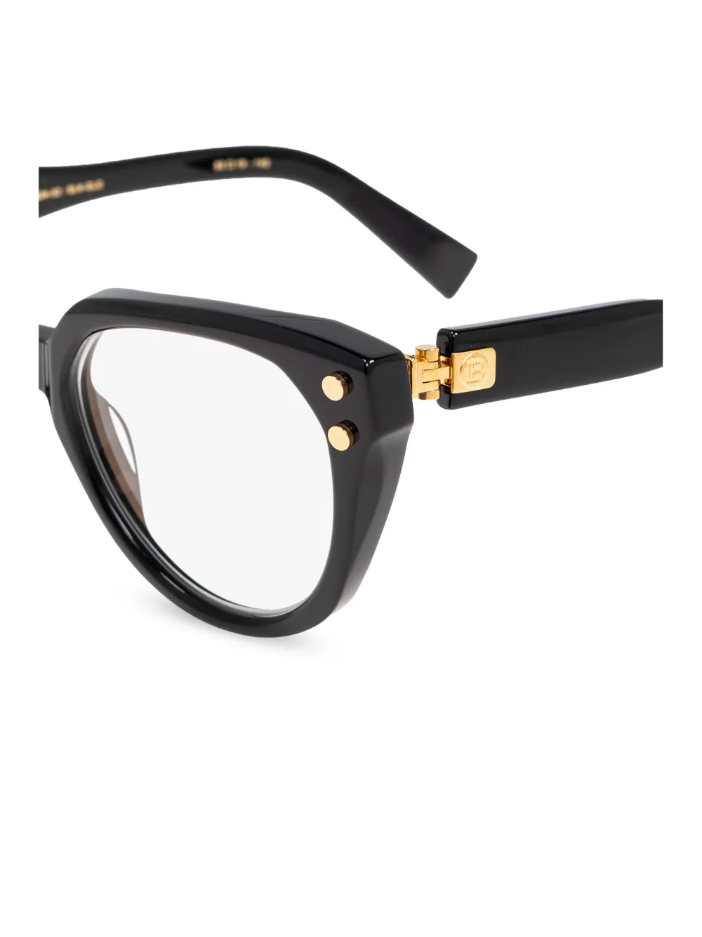Balmain Eyewear Bril met cat-eye montuur Zwart