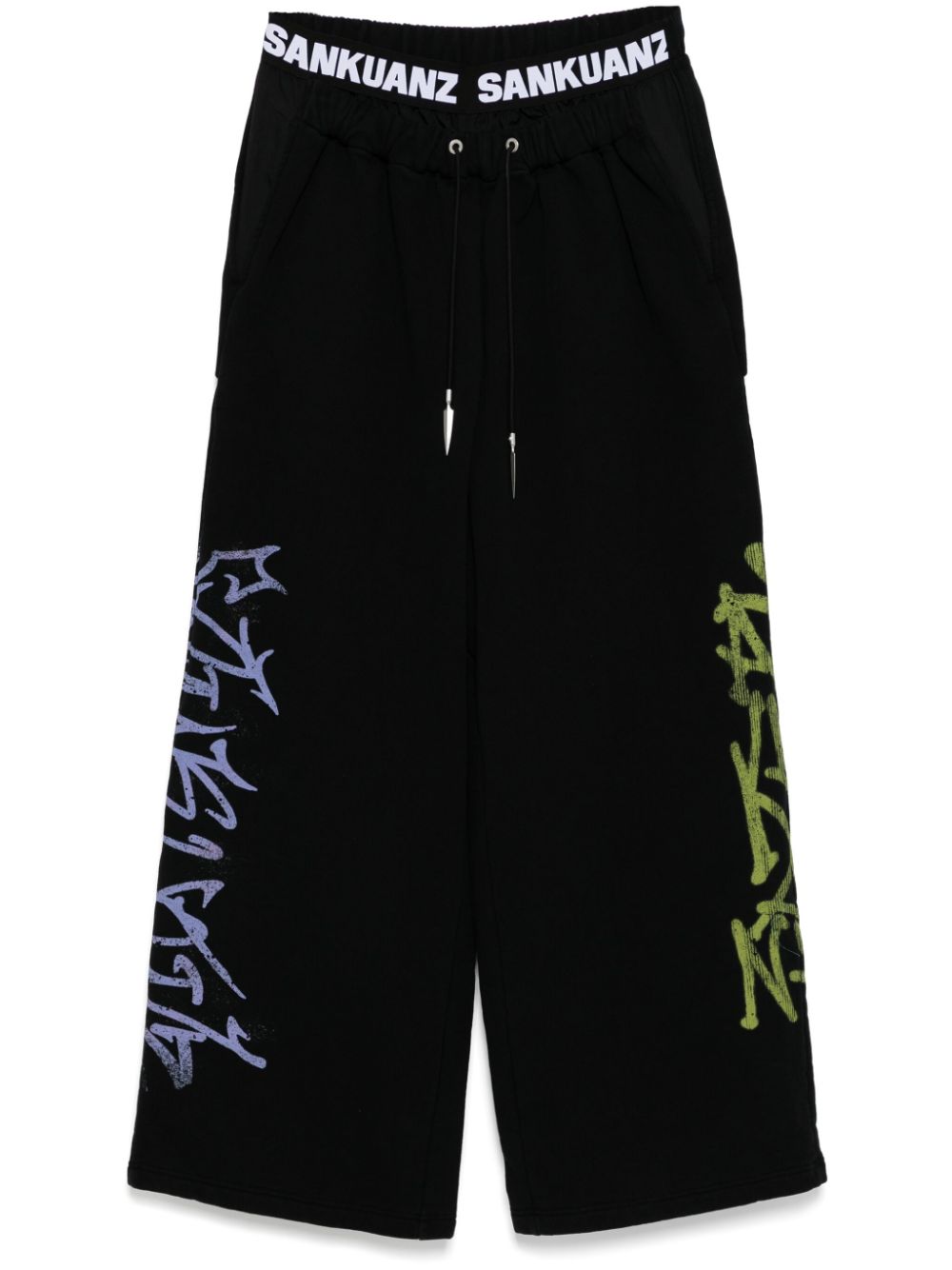 scrawl graphic trouser