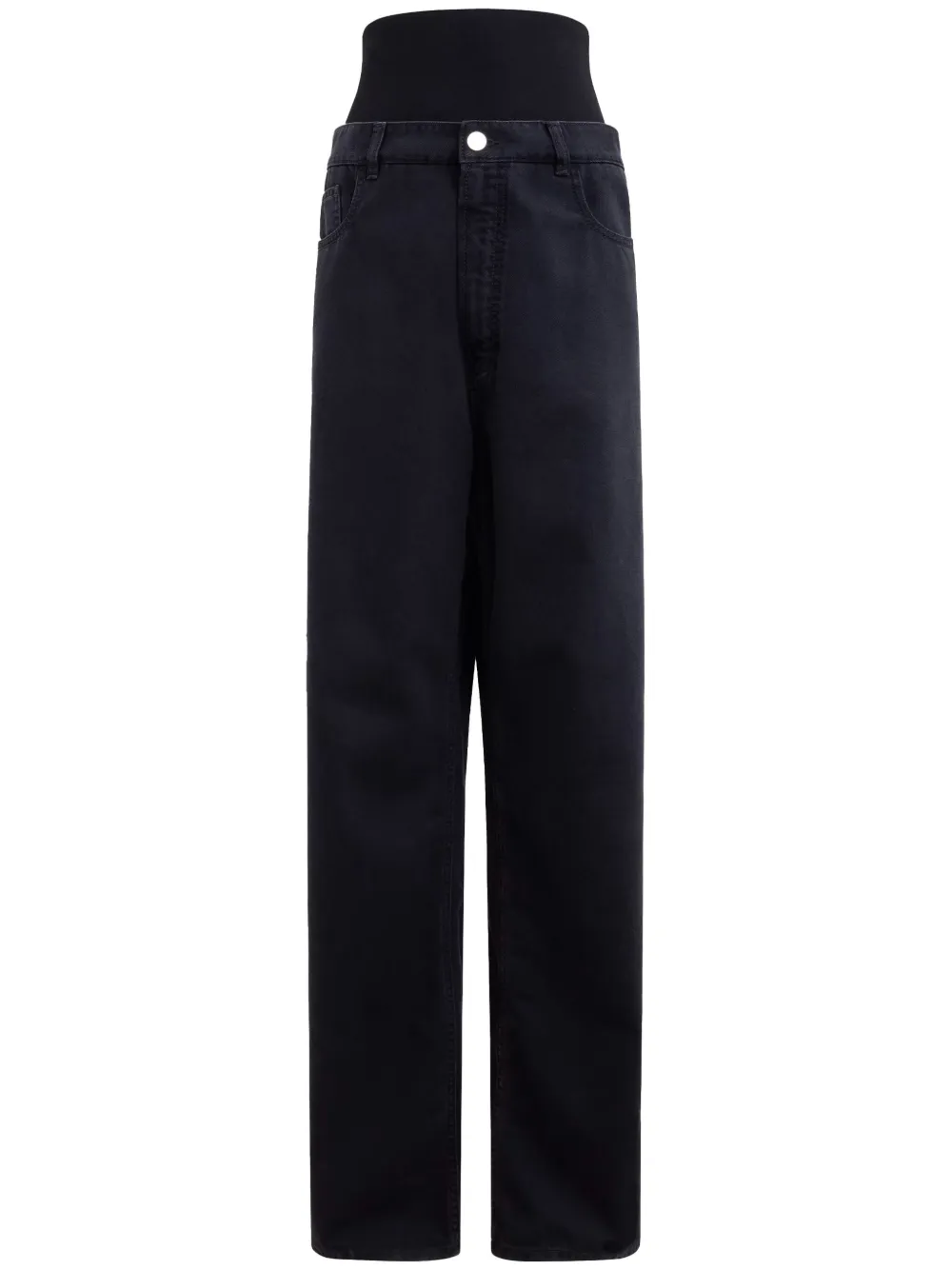 Alaïa knitted-panel jeans | Black | Image 1