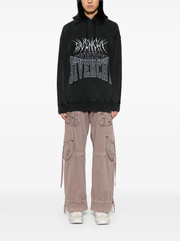 Givenchy エンブロイダリー パーカー | ブラック | FARFETCH JP