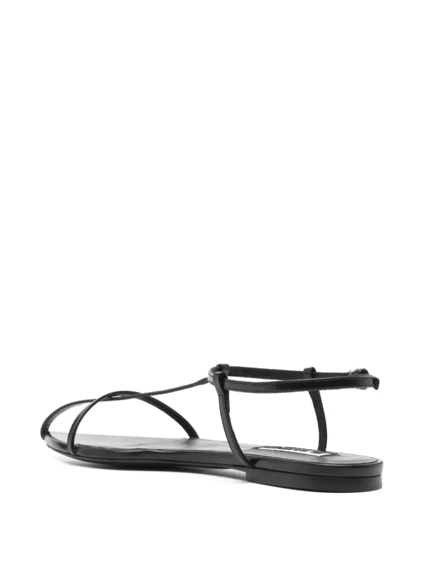 【送料&関税込】Jil Sander New Tripon Leather Sandals For Me Jil Sander New Tripon Sandals | Black | FARFETCH