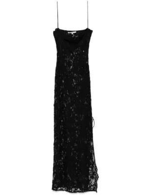 Retrofete Bella Sequin Dress - Black - Medium