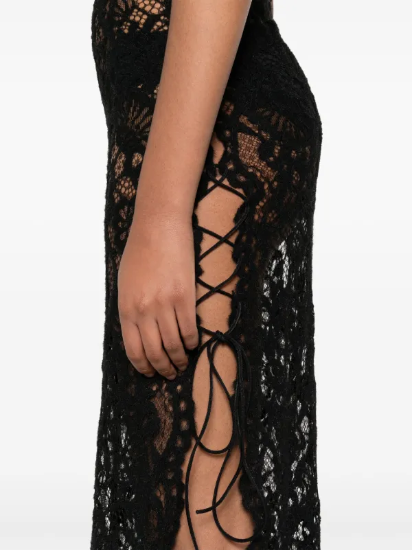 knee length dresses for ladies Sally lace midi dress – Petite Chérie main image 1