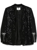 NISSA sequined blazer - Black