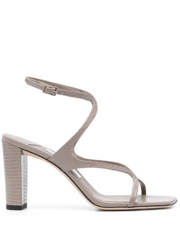 Jimmy Choo Azie 85mm サンダル | ニュートラル | FARFETCH JP