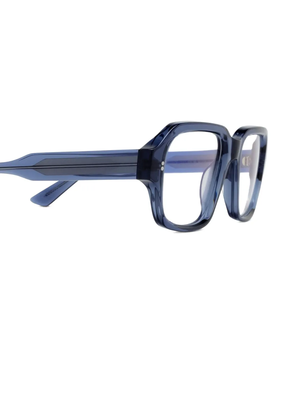  Chimi H Geometric-frame Glasses - Blue 