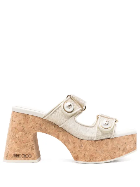 Jimmy Choo mules Fayence con tacón 95mm
