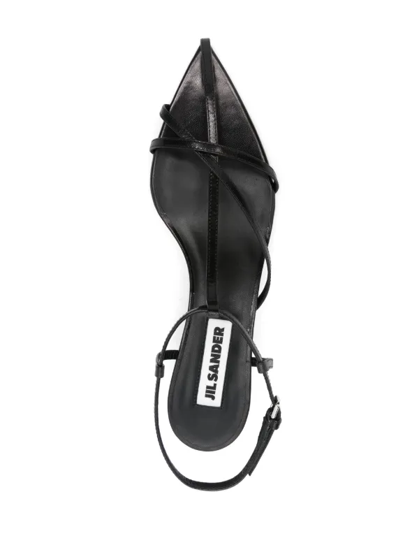 Jil Sander 35mm New Tripon Sandals | Black | FARFETCH