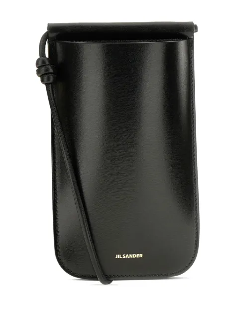 Jil Sander Capa para celular de couro