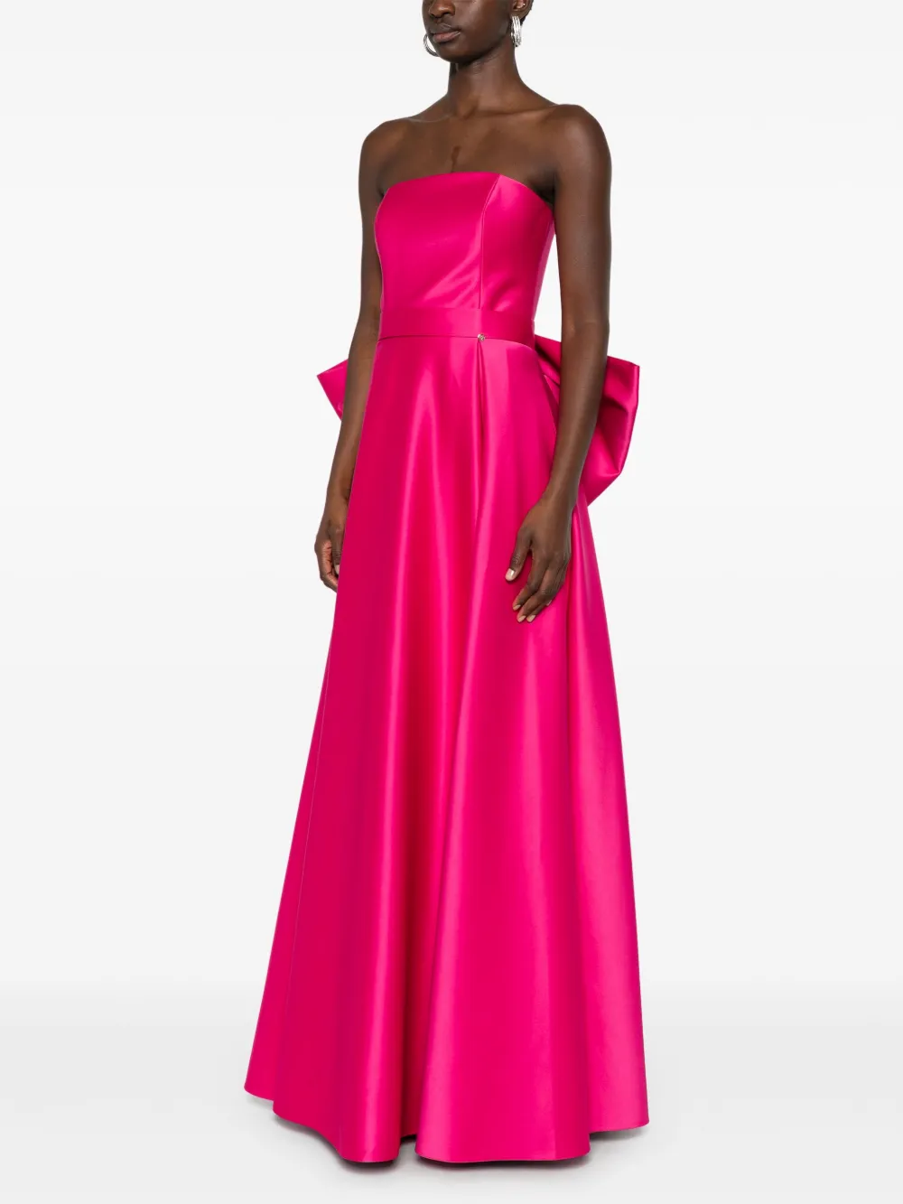 NISSA Maxi-jurk met strikdetail Roze