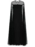 NISSA sequin-embellished gown - Black