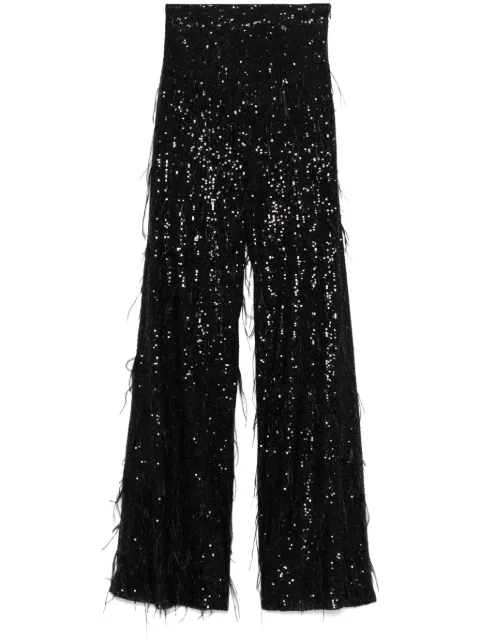 NISSA sequin-embellished trousers 