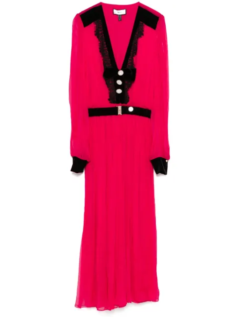 NISSA belted midi dress