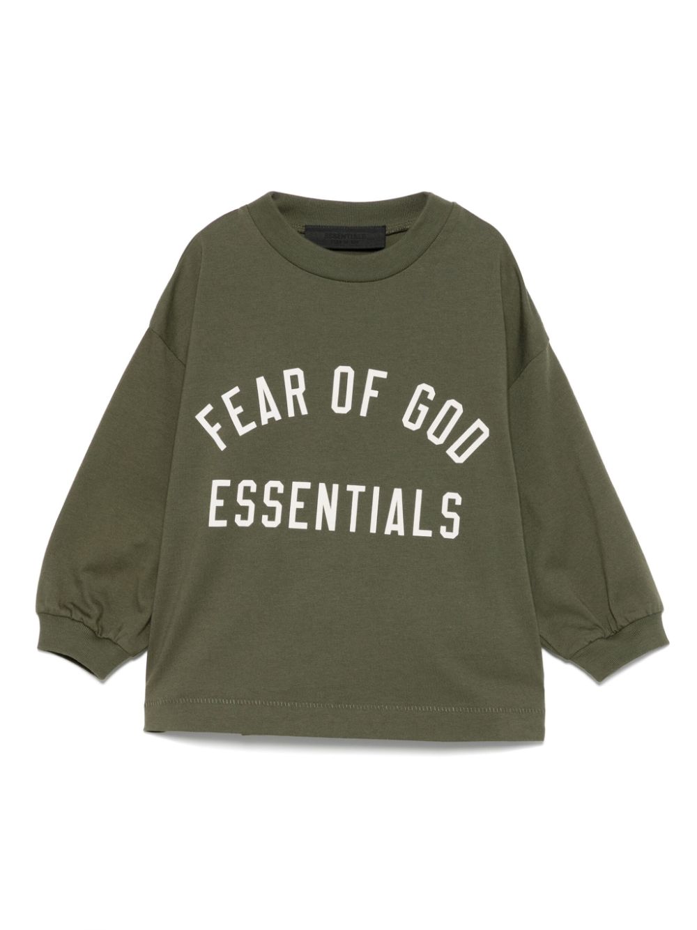 FEAR OF GOD ESSENTIALS logo-print T-shirt - Green