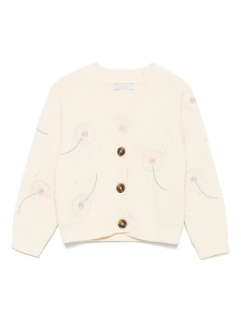 Stella McCartney Kids motif-embroidered cardigan