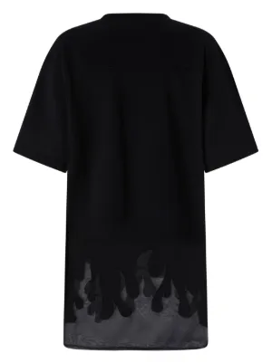Tシャツ・カットソー Pinko T-shirts PINKO T-SHIRT - CITIES T-SHIRT WITH FEATHERS