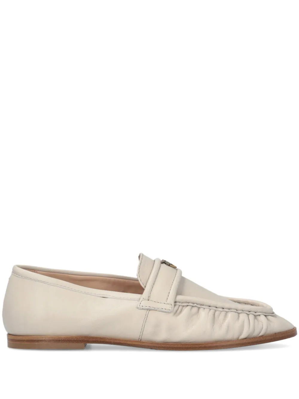 PINKO Loafers met logoplakkaat Beige