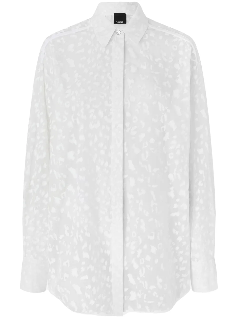 PINKO Overhemd met abstracte print Wit