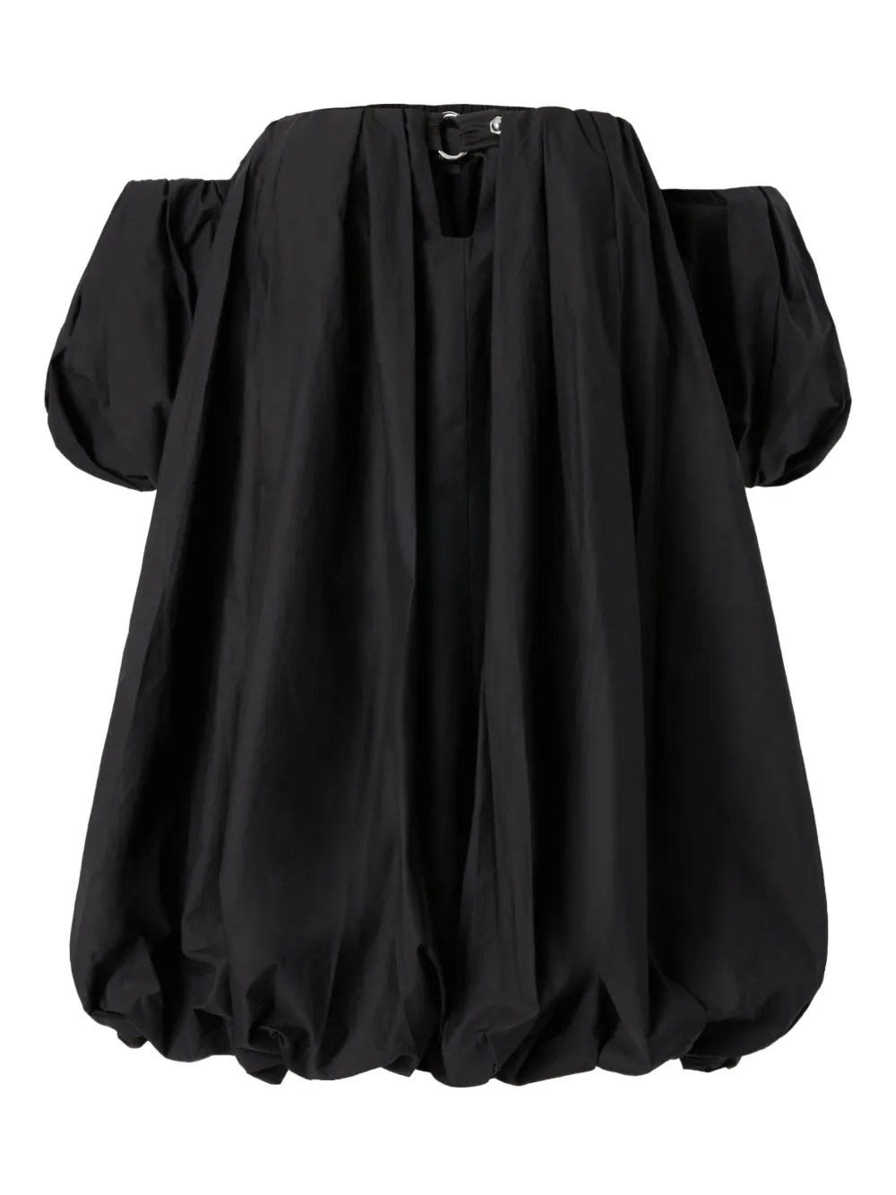 balloon-hem mini dress