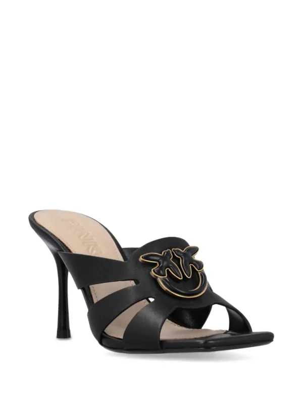 サンダル・ミュール PINKO SS25 'Lisa 01' sandals (SD0301P081 ZZF) PINKO 85mm Lisa Sandals | Silver | FARFETCH