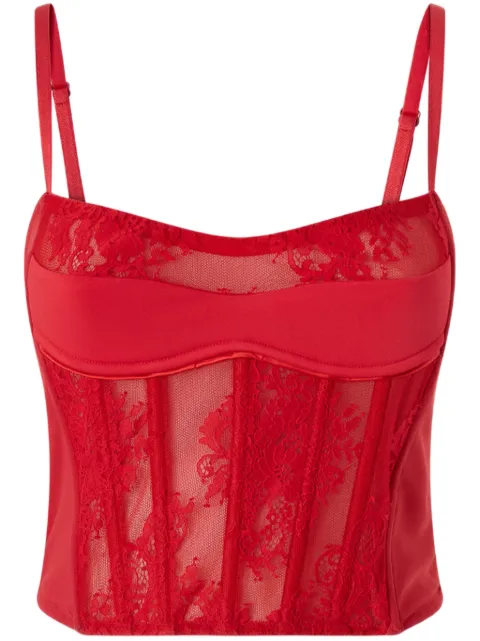 PINKO lace corset