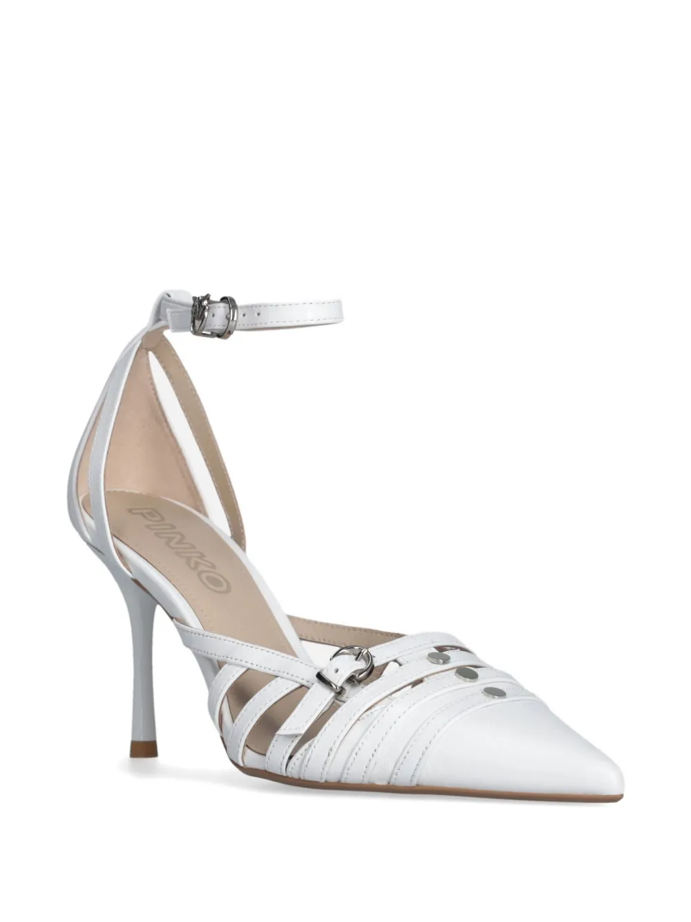 PINKO Pumps met puntige neus Wit
