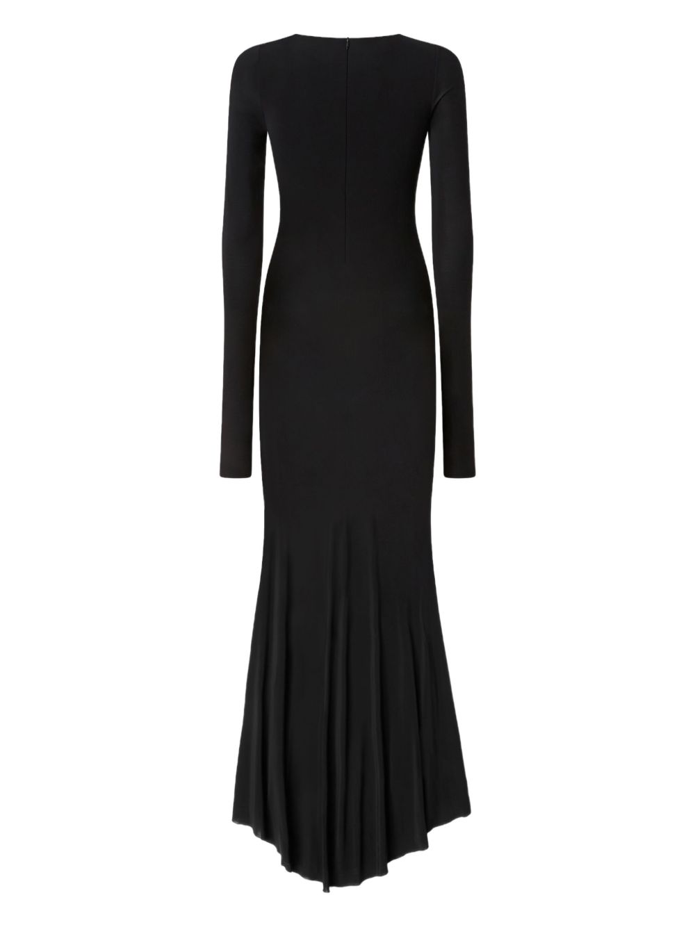 PINKO hardware-detailed maxi dress - Zwart