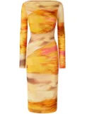 PINKO printed dress - Orange