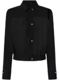 PINKO elastic-waist shirt - Black