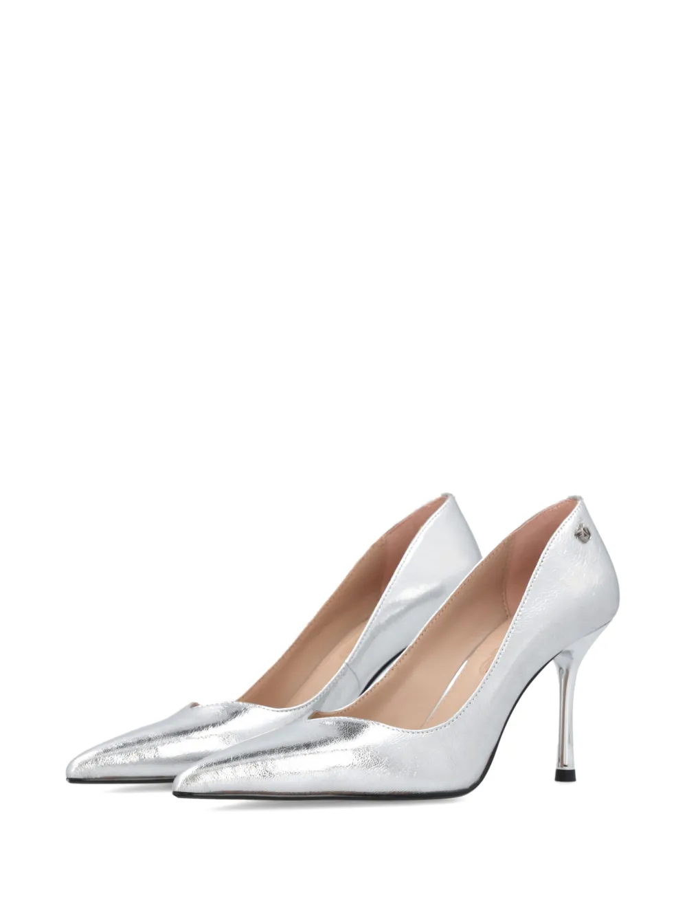 PINKO Leren pumps Zilver