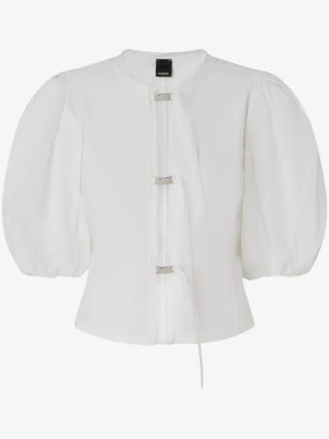 PINKO blusa con hebilla