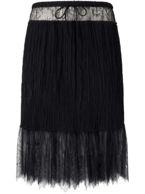 ワンピース PINKO Women Mid Skirts 105220 A2M2Z99 Black PINKO Split Front Midi Skirt | Black | FARFETCH