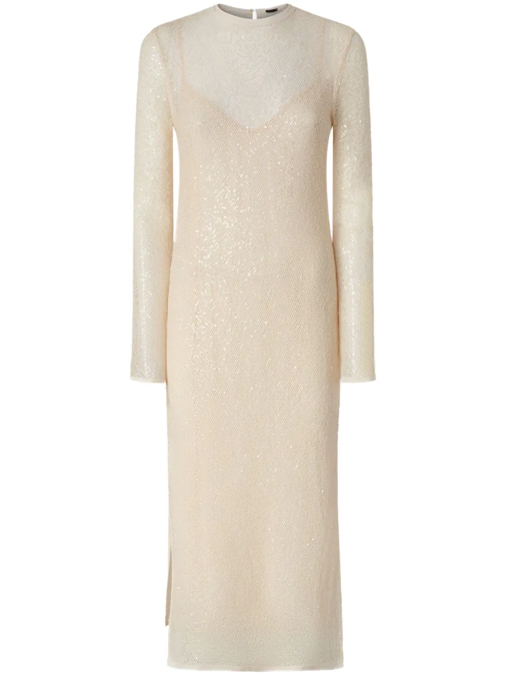 sequined maxi dress