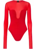 PINKO long-sleeved bodysuit - Red