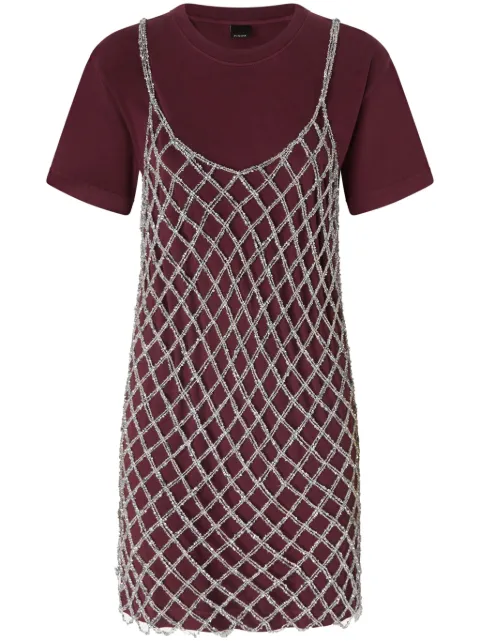 PINKO layered midi dress